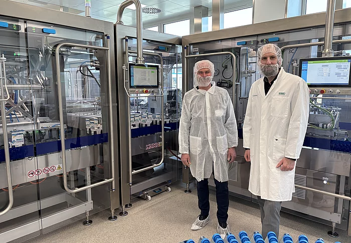 Unternehmensbesuch des Ersten Bürgermeisters bei Hermes Pharma