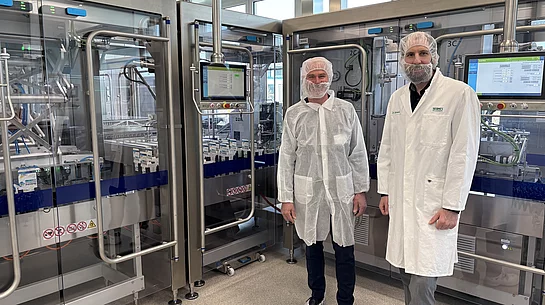 Unternehmensbesuch des Ersten Bürgermeisters bei Hermes Pharma