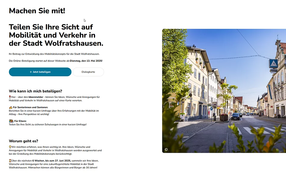 Online Umfrage Mobilität