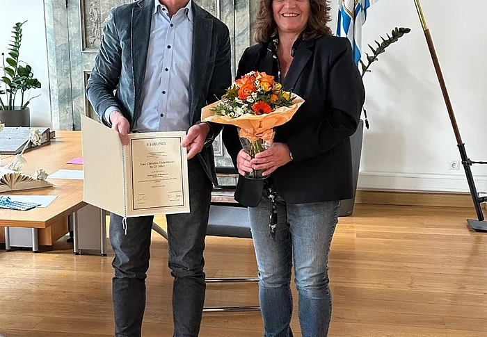 Dienstjubiläum Christine Hohnheiser
