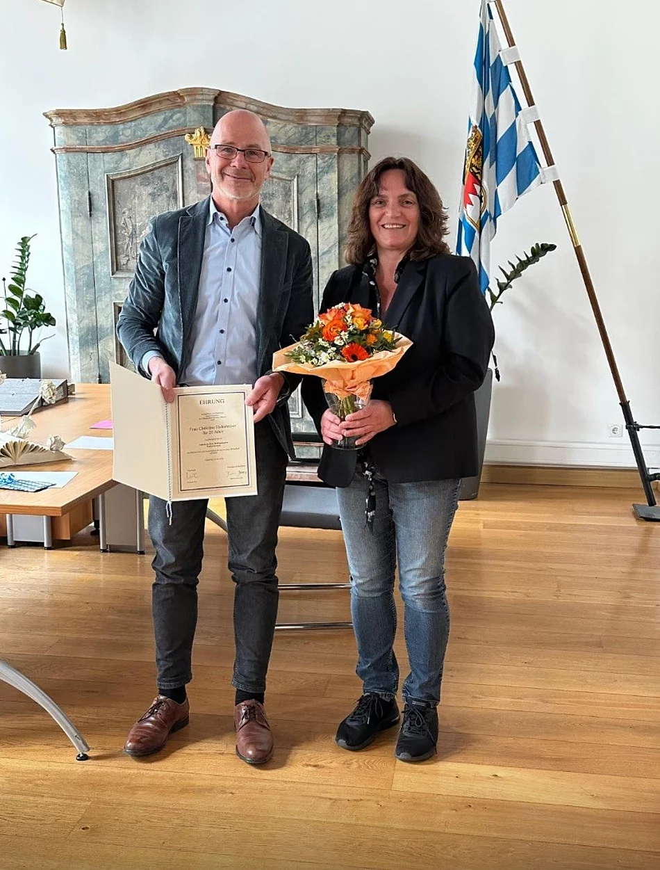 Dienstjubiläum Christine Hohnheiser