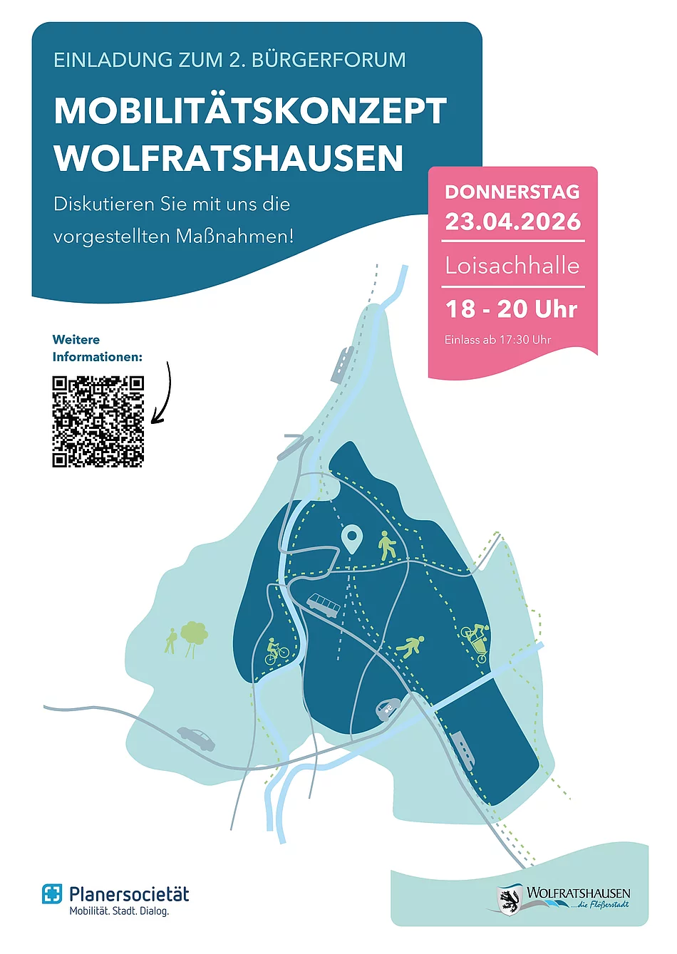 Plakat zur Veranstaltung Bürgerforum Mobilität
