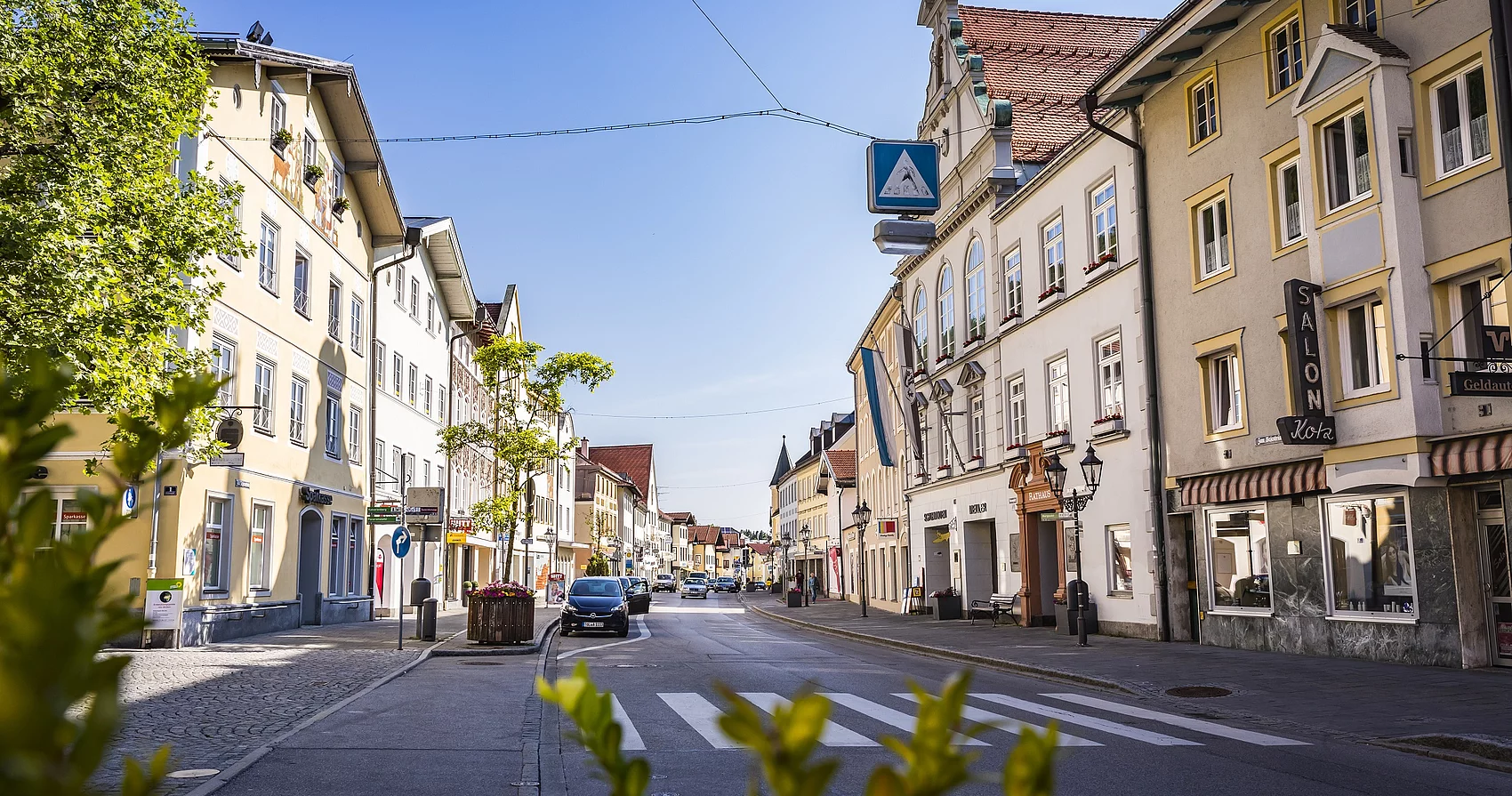 Altstadt Wolfratshausen Ansicht Marktstraße gen Norden