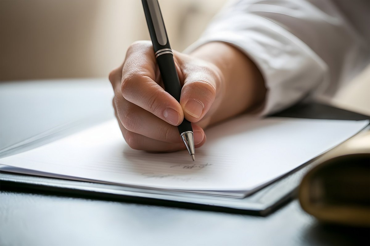 Symbolbild Unterschrift