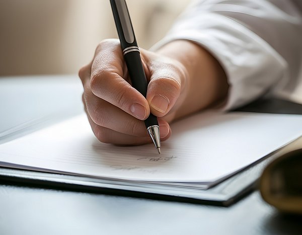 Symbolbild Unterschrift