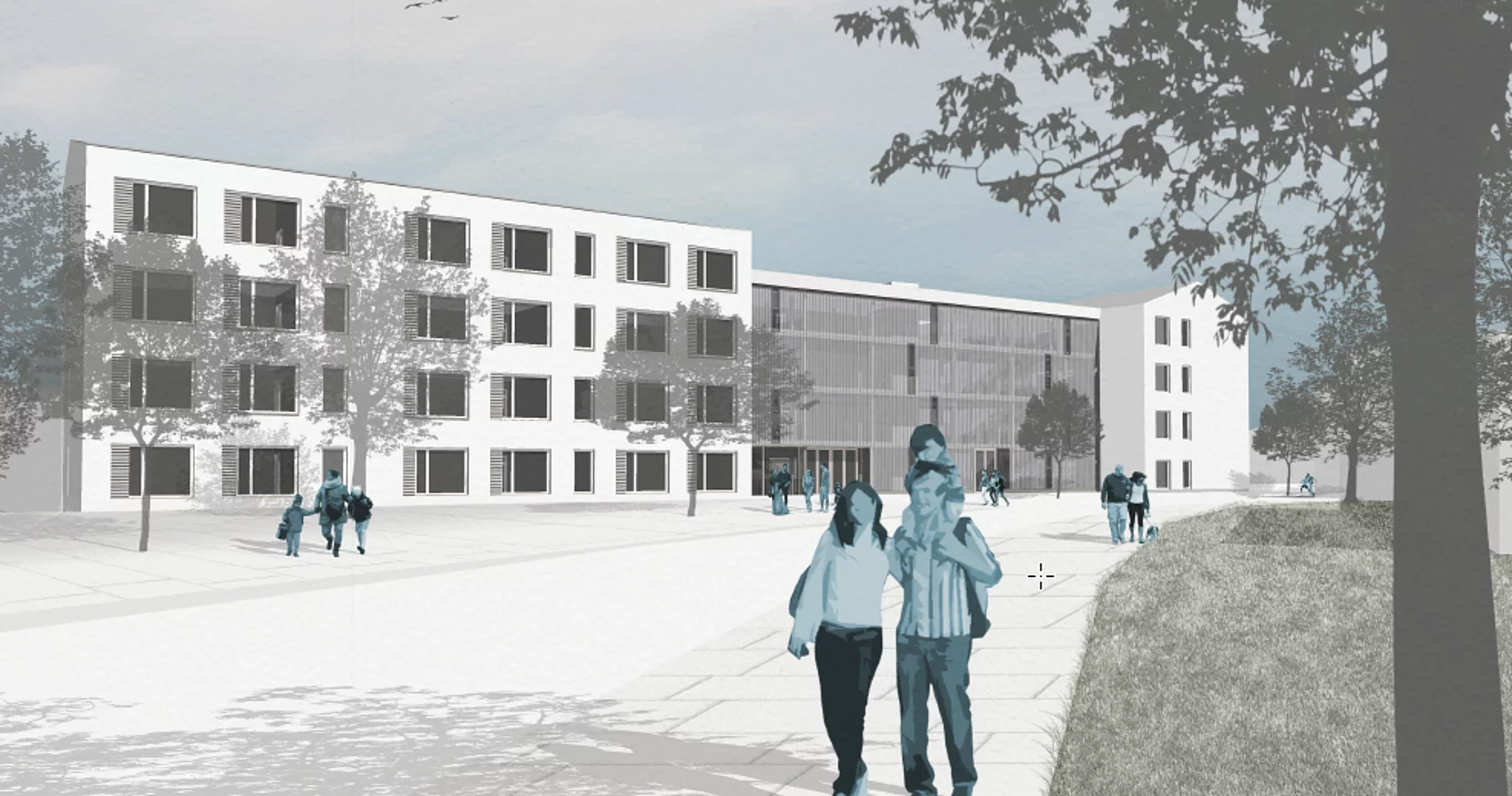 Bild des Planungsentwurfes zur Schulsanierung