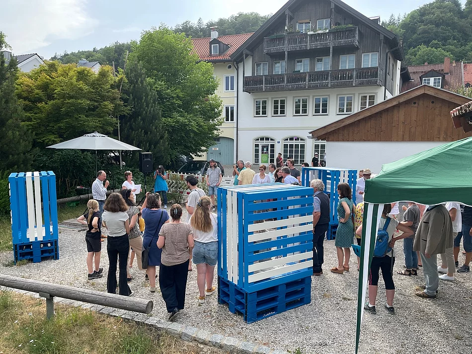 Einweihung der Strandkörbe am Stadtstrand