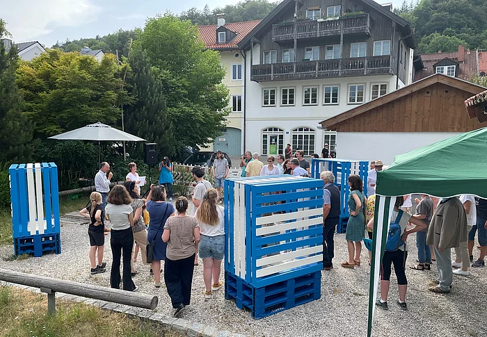 Einweihung der Strandkörbe am Stadtstrand