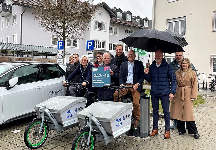 Gruppenbild Mobilitätsstation am Poignring 15