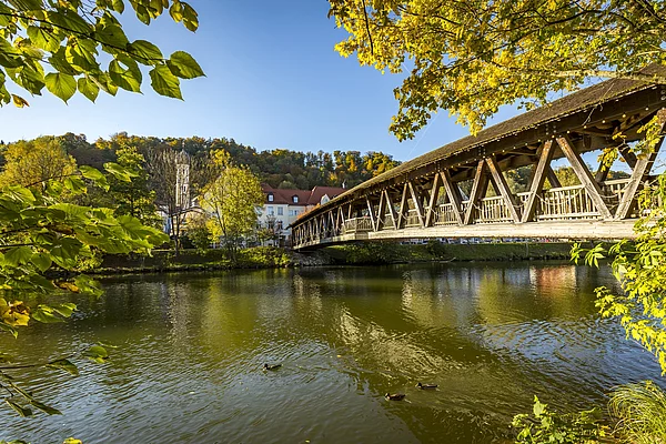 Blick auf den Sebastianistieg im Herbst
