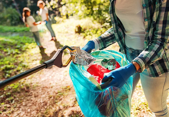 Ramadama Aktion Müll sammeln