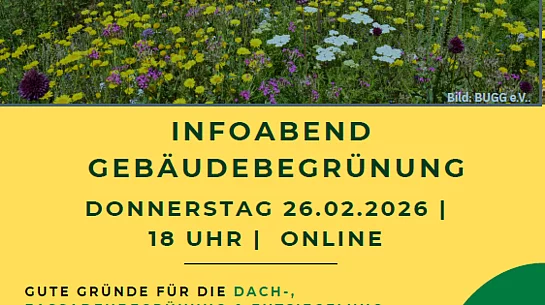 Plakat Gebäudebegrünung