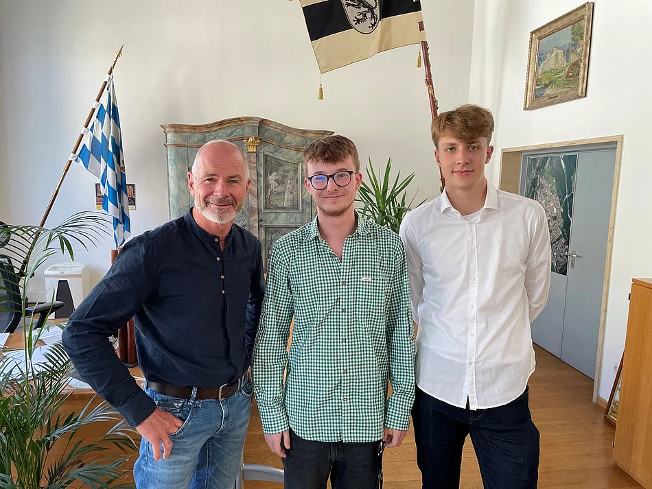 Begrüßung der Auszubildenden