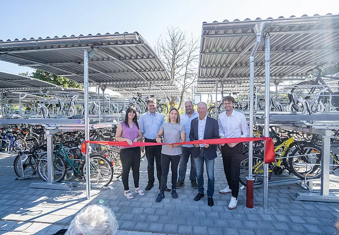 Eröffnung der Fahrradständer 