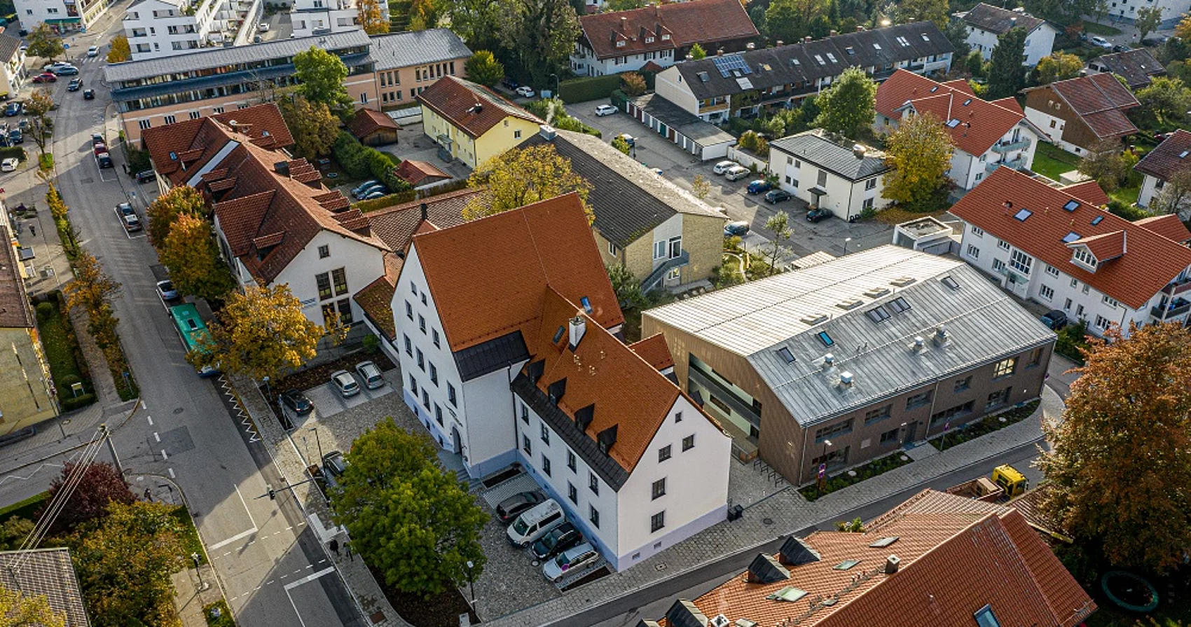 Drohnenaufnahme Ansicht von Westen 