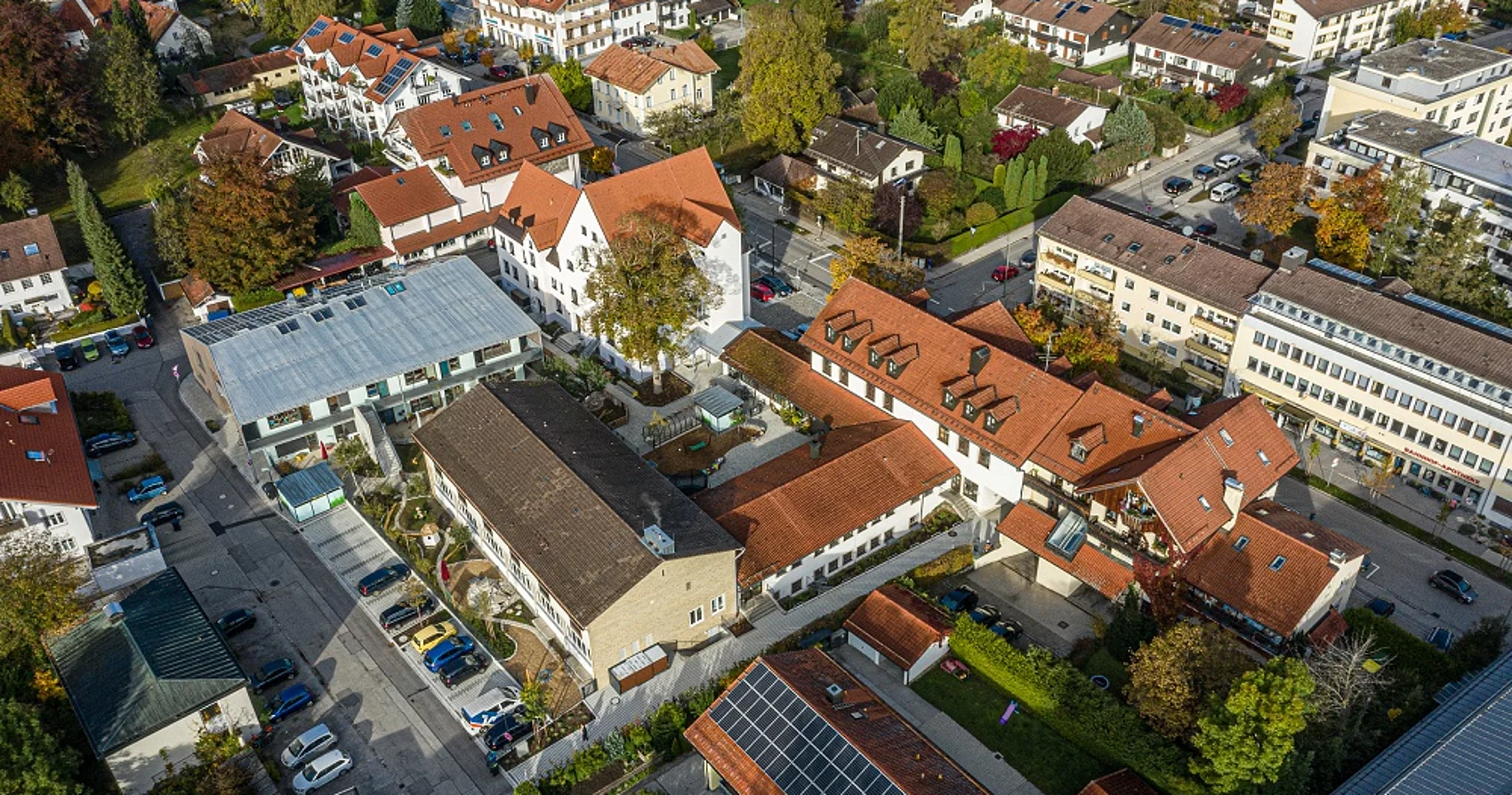 Drohnenbild Ansicht von Osten