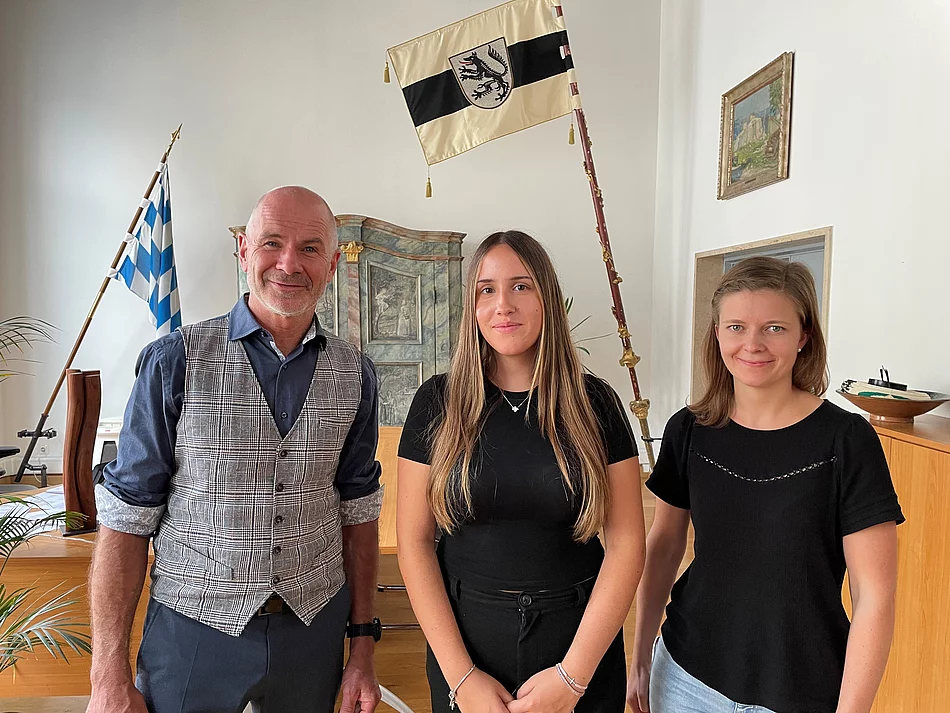 Begrüßung der Auszubildenden