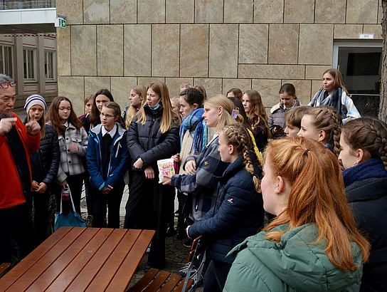 Probe vor dem Auftritt