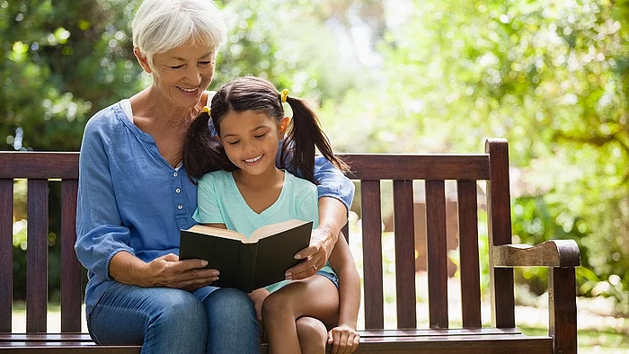 Symbolbild Familienpatin mit Kind