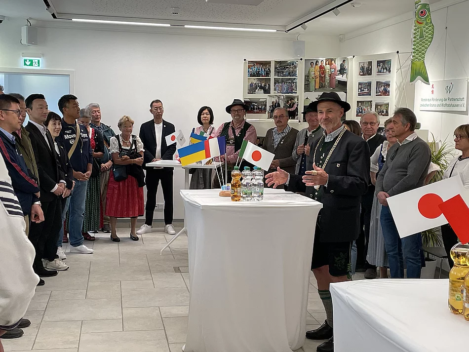 Begrüßung des Bürgermeisters zum Partnerschaftstreffen Begrüßung des Bürgermeisters zum Partnerschaftstreffen