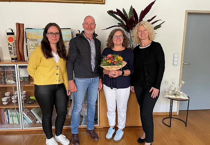 Gratulation zum Dienstjubiläum von Martina Lechner