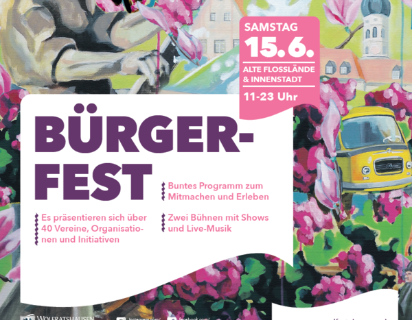 Plakat Bürgerfest 2024