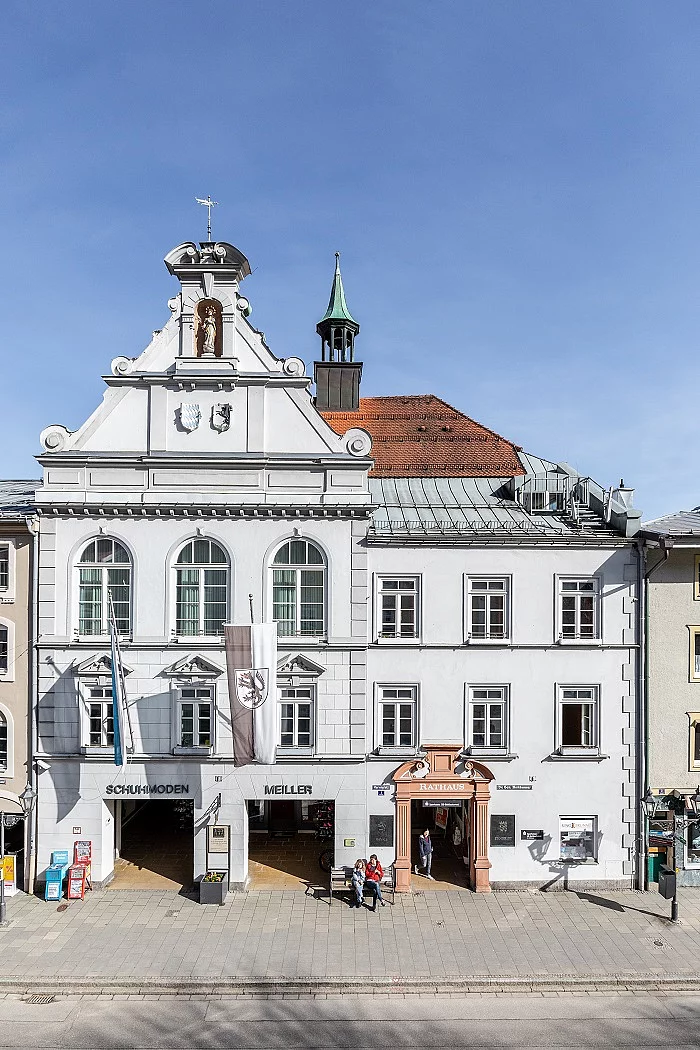 Rathaus von Wolfratshausen, Ansicht von der Marktstraße