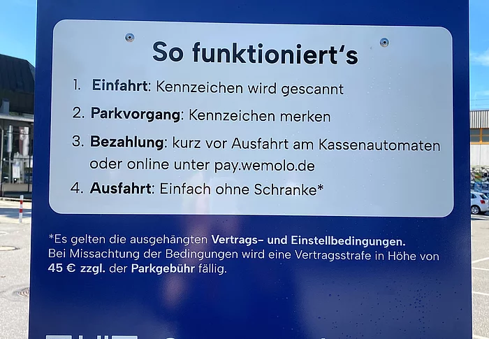 Kamera gestützte Parkzeitüberwachung