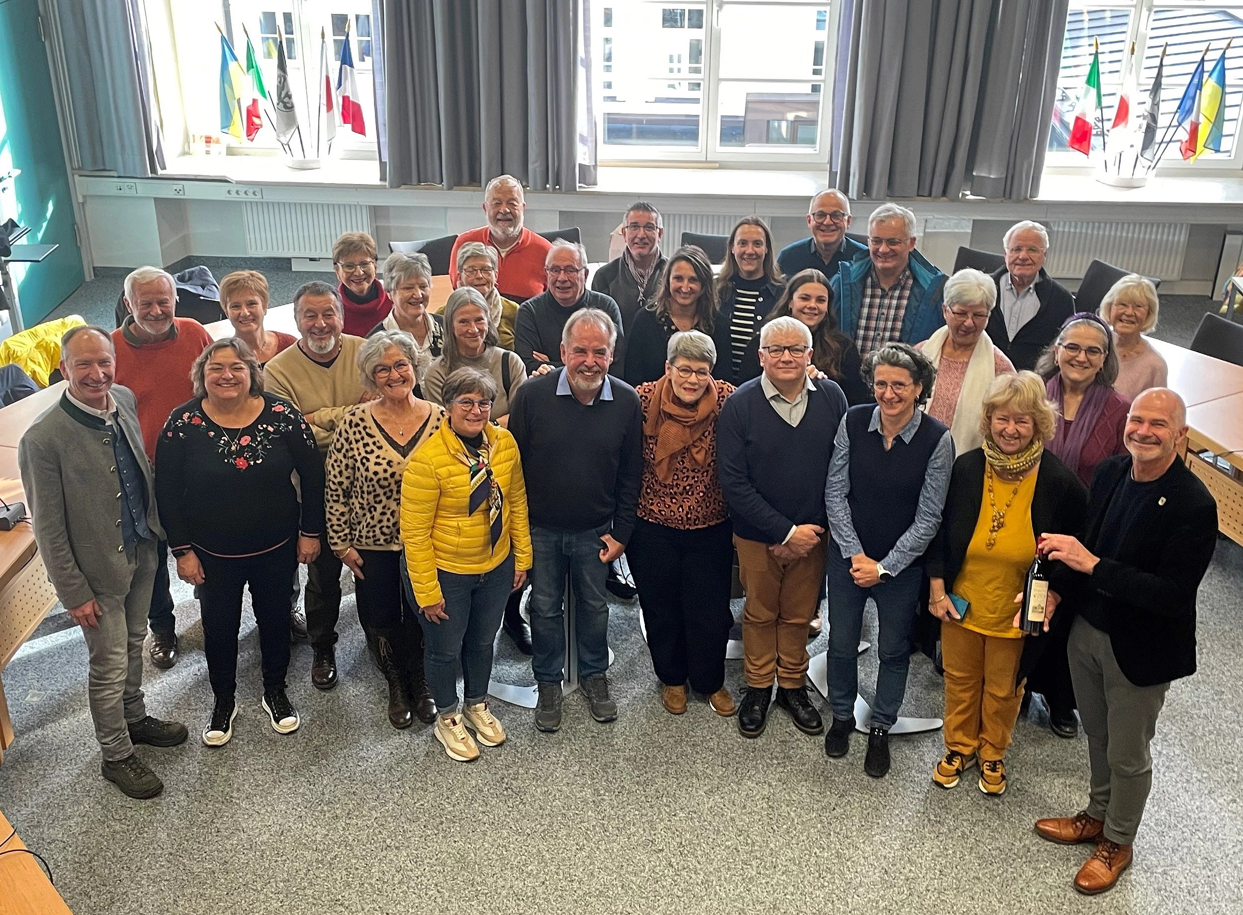 Gruppenbild Reisegruppe aus Barbezieux