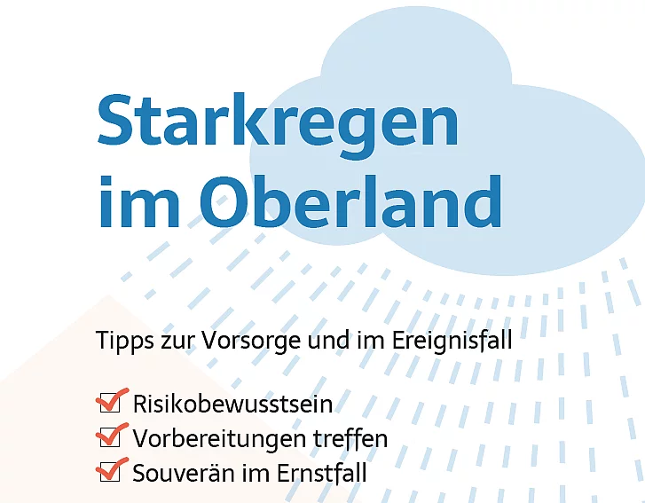 Starkregen im Oberland