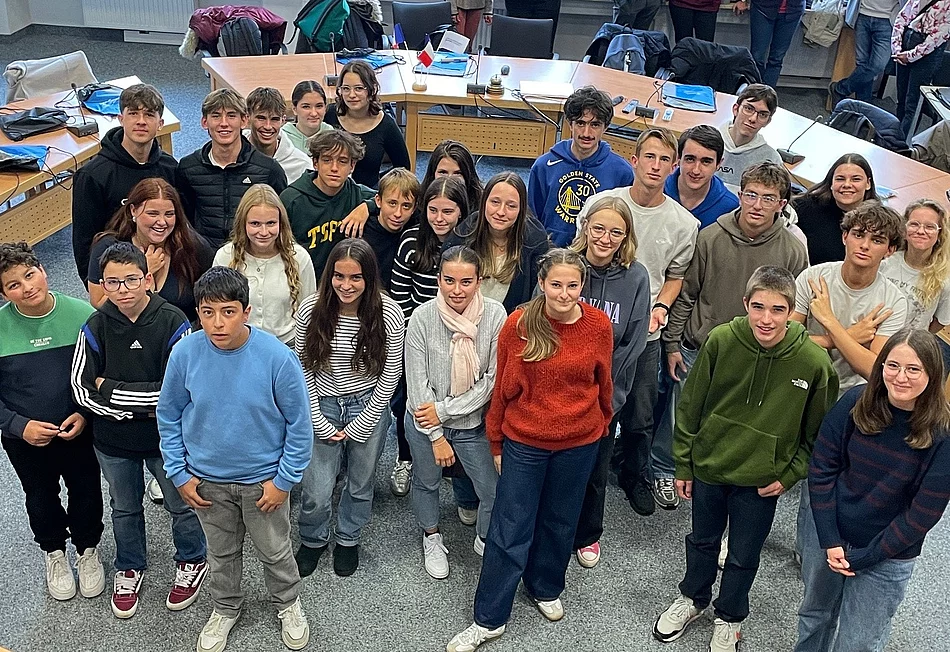 Schülergruppe aus Barbezieux Schülergruppe aus Barbezieux