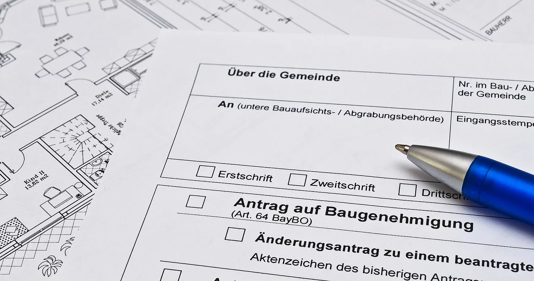 Antragsformular Bauantrag