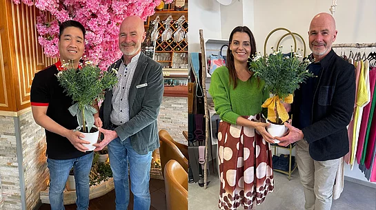 Unternehmensbesuch bei Hoa Ngyen und Daniela Hurdubeti