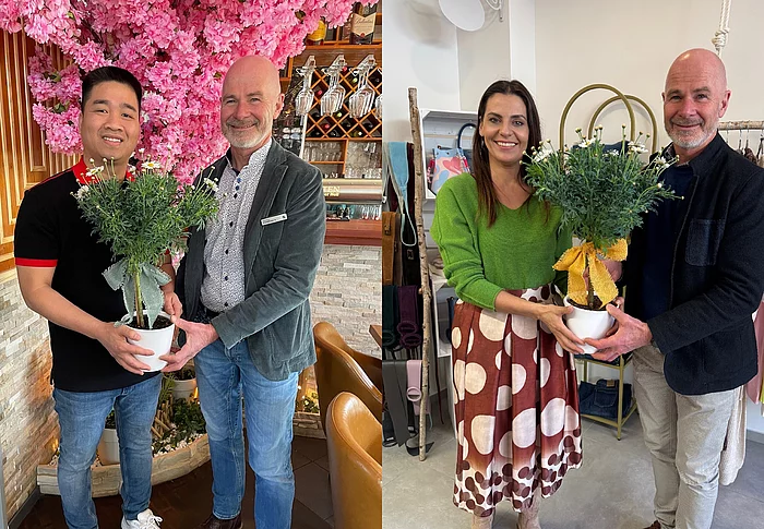 Unternehmensbesuch bei Hoa Ngyen und Daniela Hurdubeti