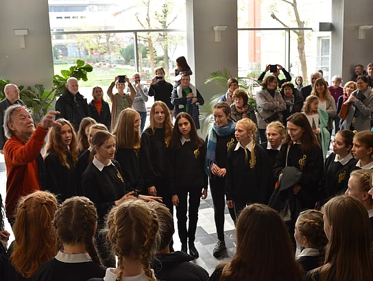 Proben vor dem Auftritt