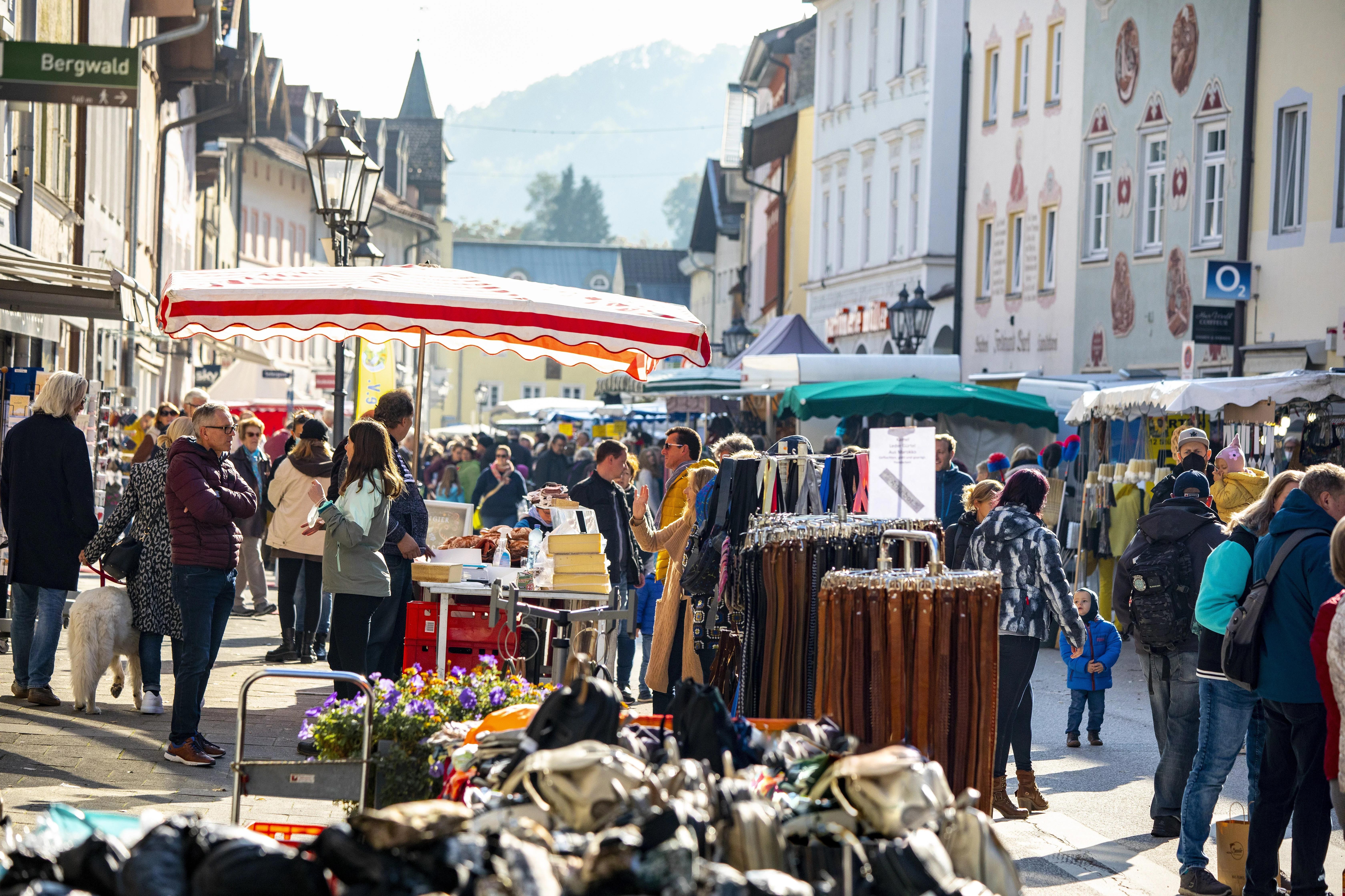 Marktstraße mit Krammarkt